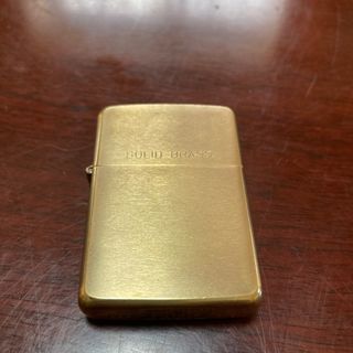 ZIPPO ソリッドブラス(タバコグッズ)