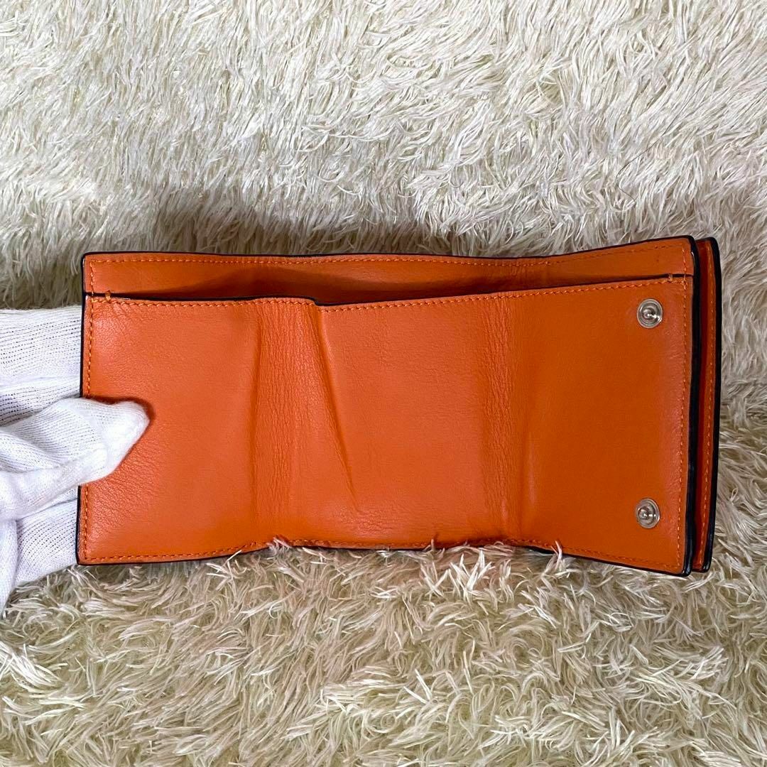 希少美品✨ ロエベ リピート アナグラム 3つ折り ウォレット レザー