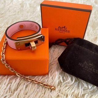 HERMES エルメス  レザーバングルブレスレット バーキン ケリー ガーデン