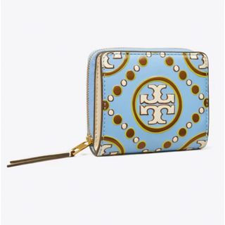 トリーバーチ(Tory Burch)の【正規品】トリーバーチ Tモノグラム 2つ折り財布(財布)