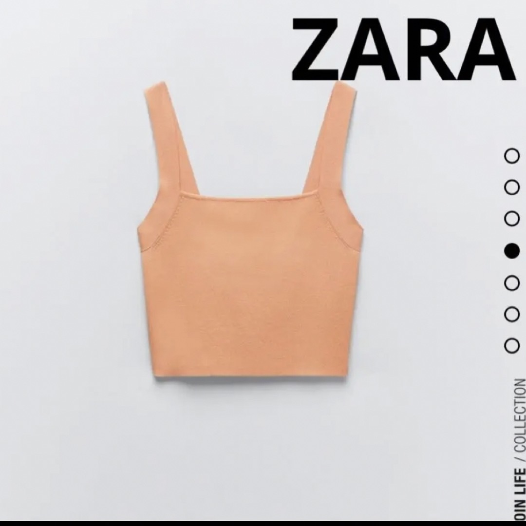 ZARA(ザラ)のZARA クロップド丈キャミソール レディースのトップス(キャミソール)の商品写真
