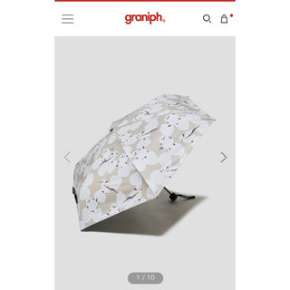グラニフ(Design Tshirts Store graniph)のグラニフ  シマエナガ(Wpc.) 折りたたみ傘 58cm  ユニセックス(傘)