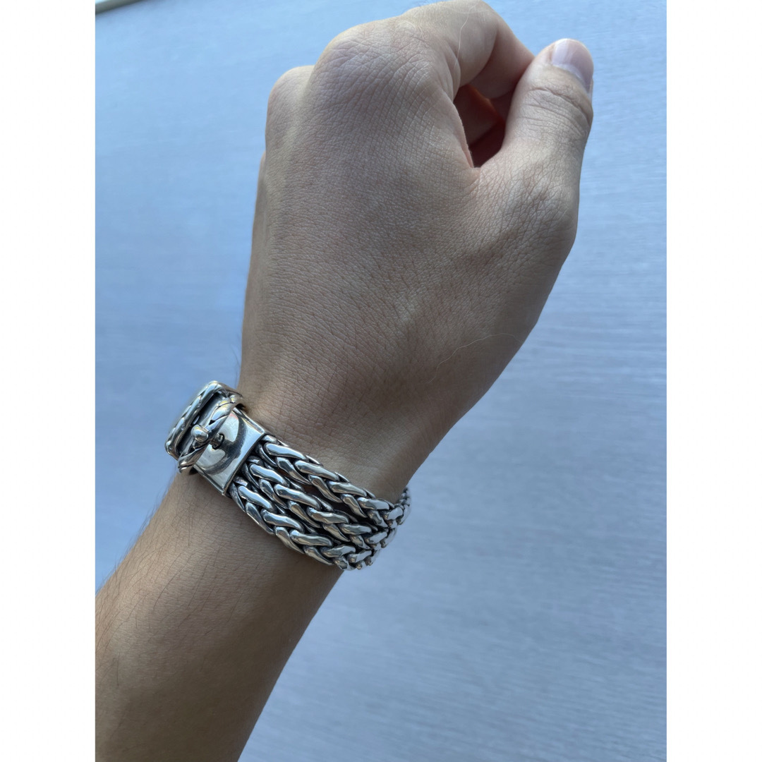 MEXICAN SILVER JEWELRY 羽 モチーフ ブレスレット - ブレスレット