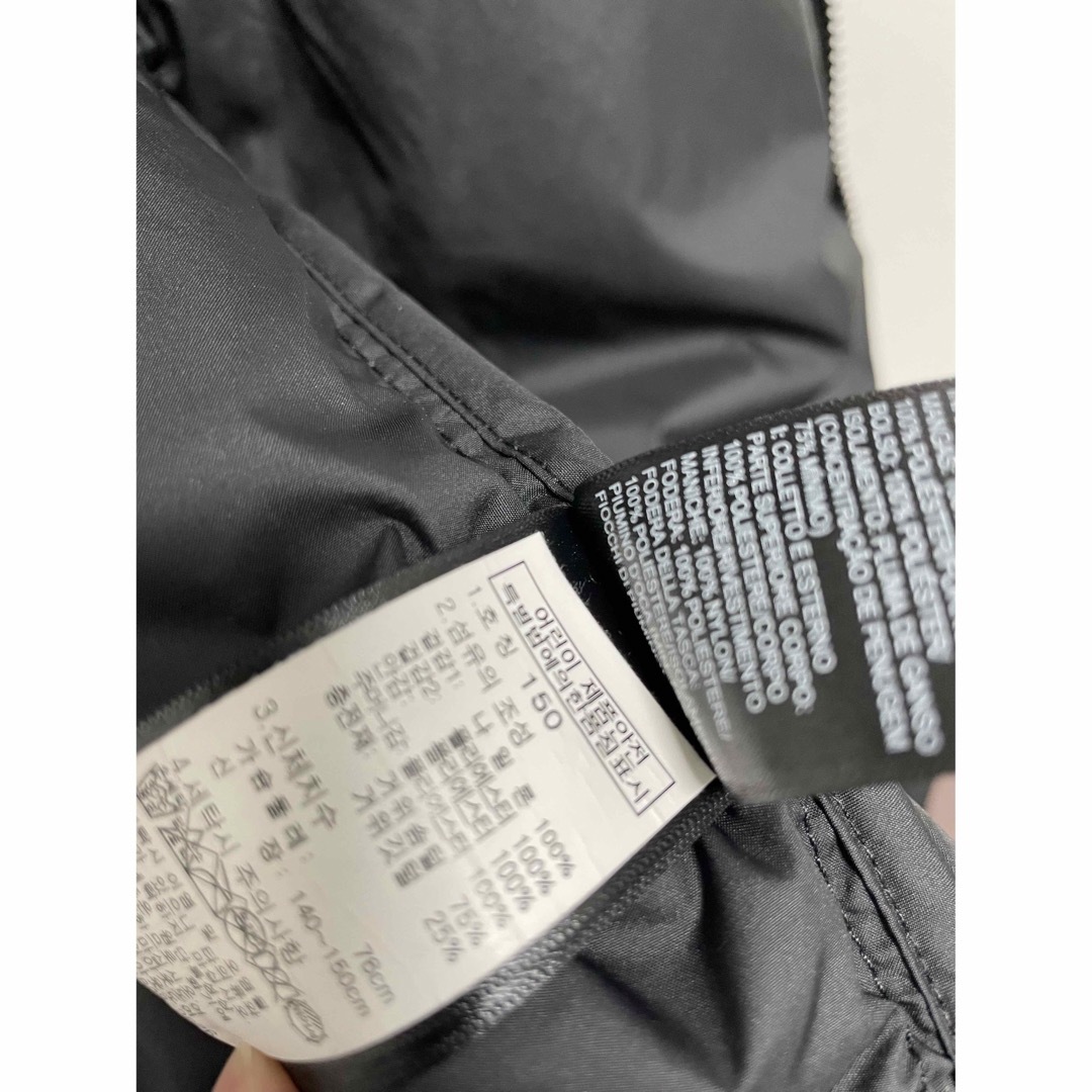 THE NORTH FACE(ザノースフェイス)の【美品】ノースフェイス⭐︎キッズ⭐︎ダウン⭐︎ブラック キッズ/ベビー/マタニティのキッズ服男の子用(90cm~)(ジャケット/上着)の商品写真