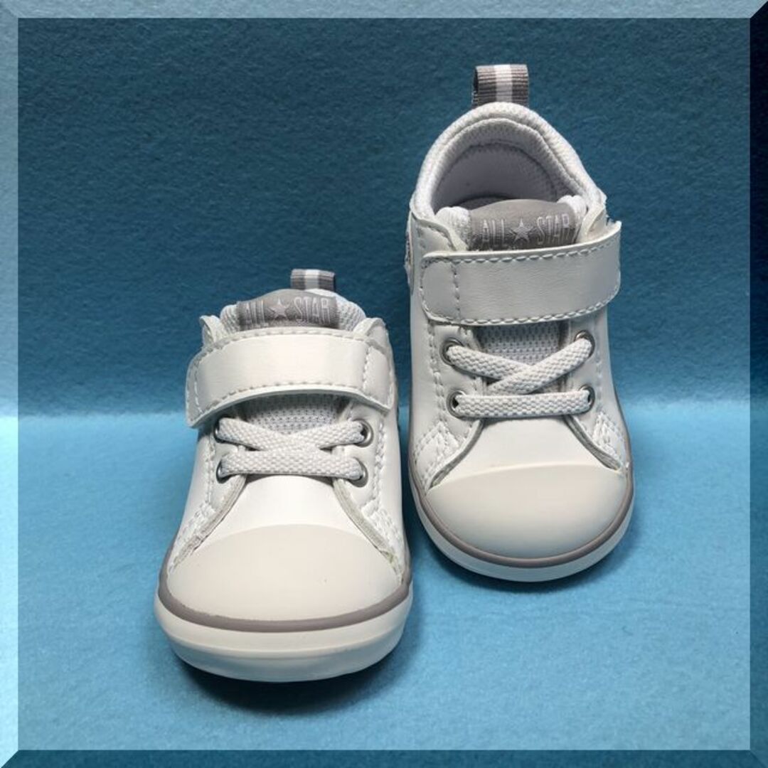 CONVERSE(コンバース)の12.5ｃｍ　コンバース　ミニ　オールスター　Ｎ　Ｖ－1　ホワイト/ホワイト キッズ/ベビー/マタニティのベビー靴/シューズ(~14cm)(スニーカー)の商品写真