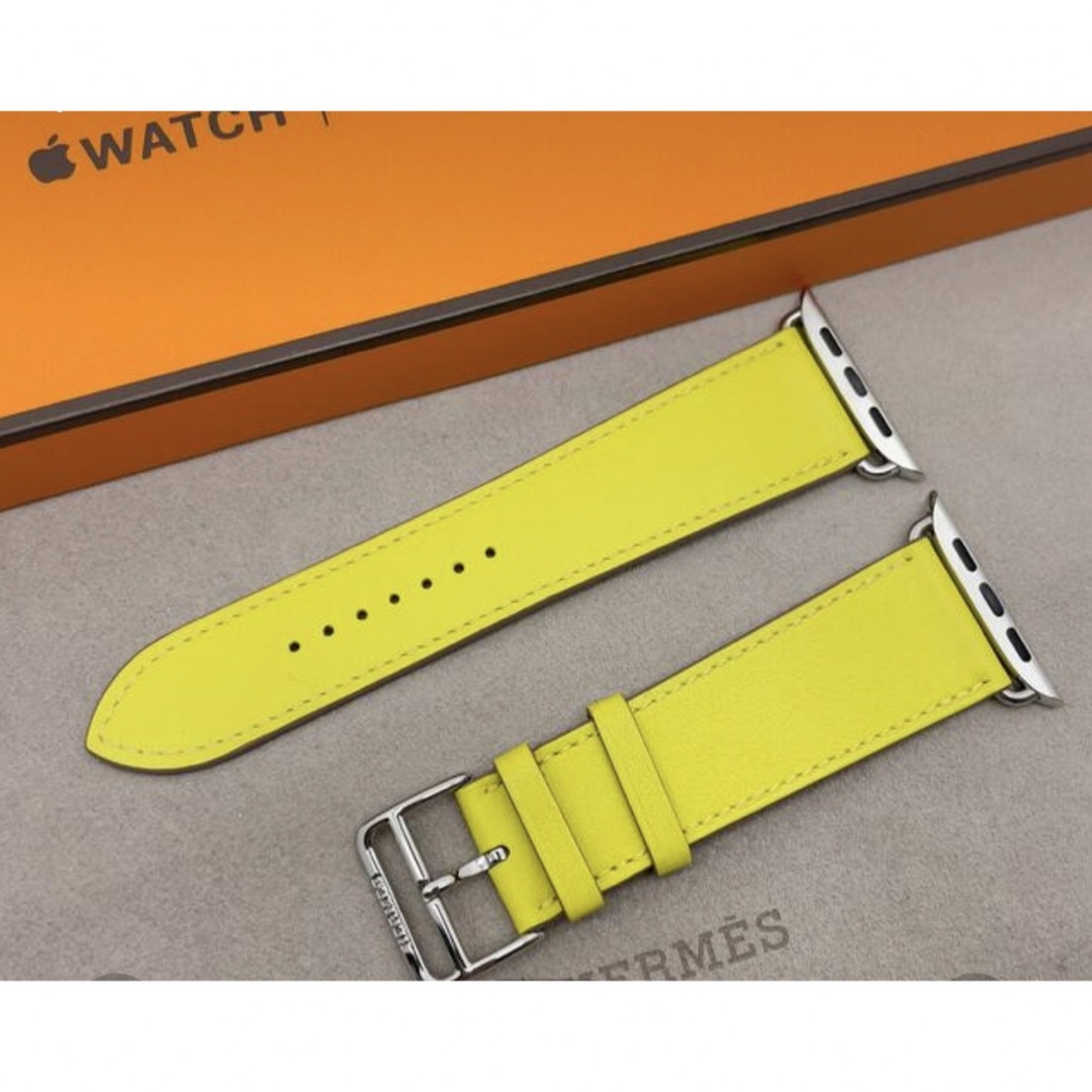 fran専用ページ1327 Apple Watch エルメス　イエロー　ライム　HERMES