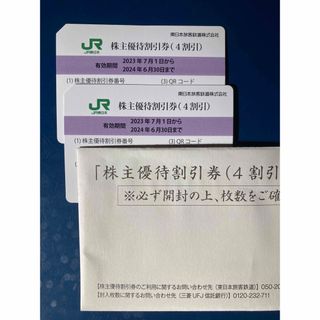 ジェイアール(JR)のJR東日本 株主優待割引券(4割引)2枚(その他)