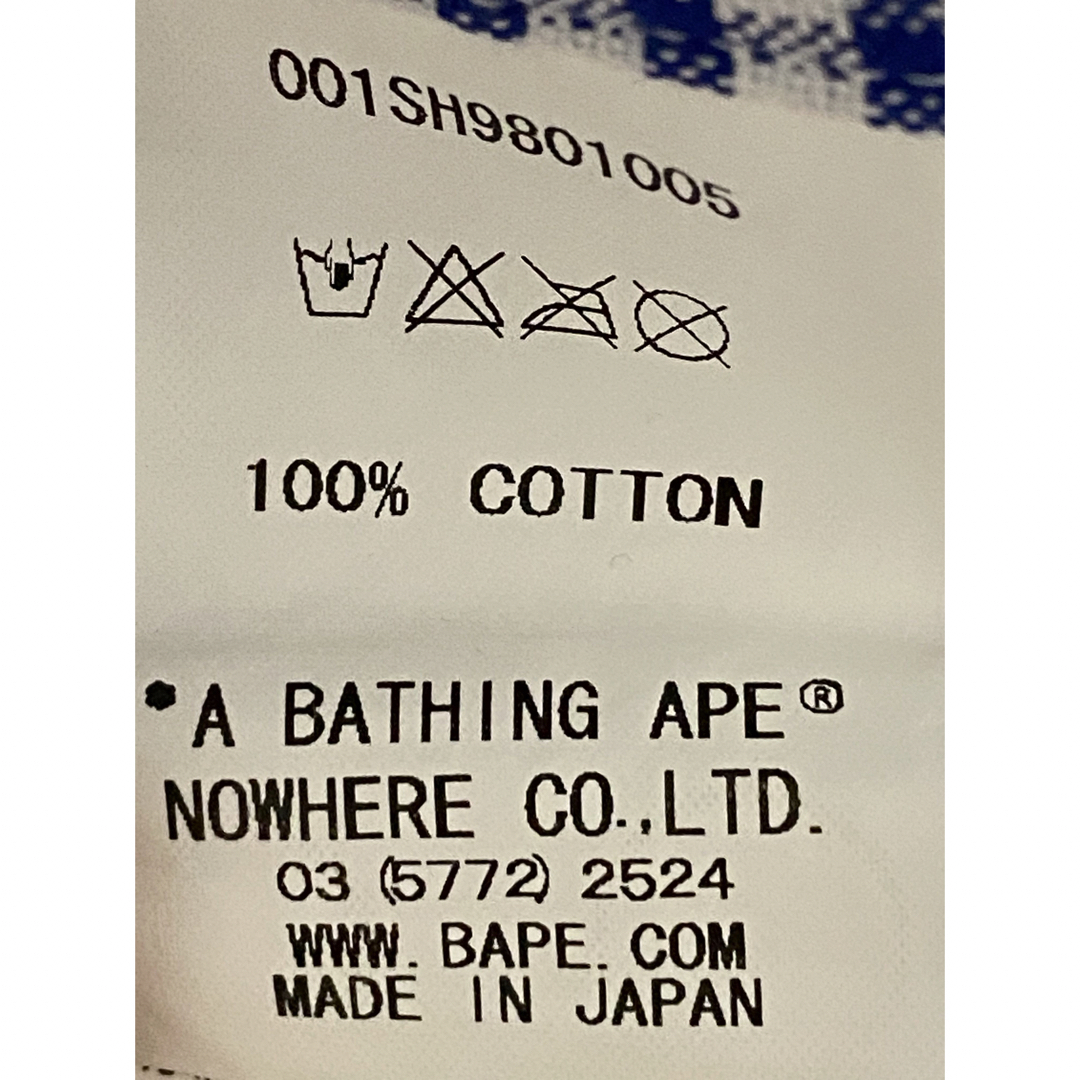 A BATHING APE(アベイシングエイプ)のA BATHING APE 半袖チェックシャツ　S メンズのトップス(シャツ)の商品写真