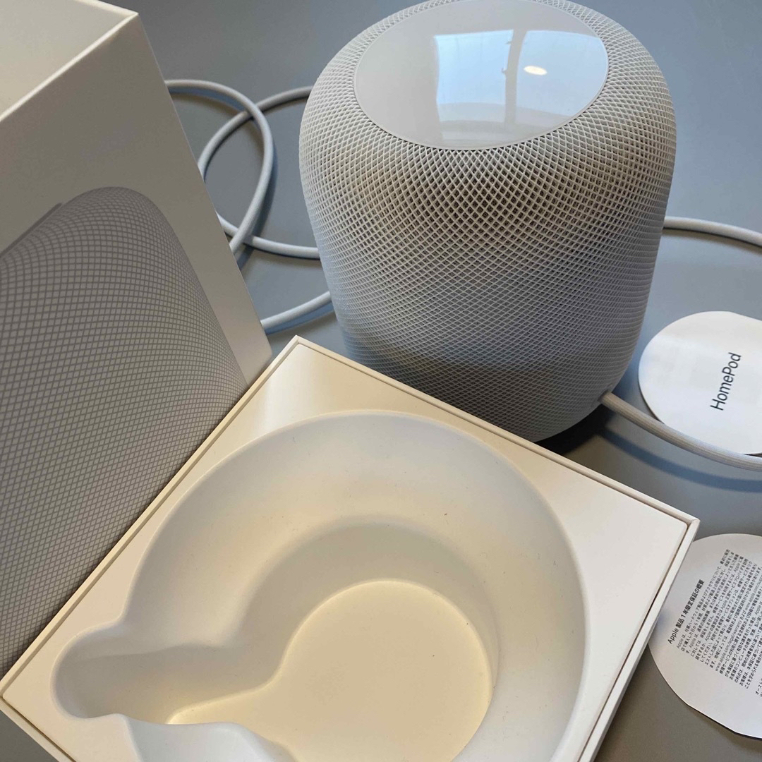 2024年製 新品】 ジャンク品】第1世代 ホワイト HomePod Apple 2024年製 新品】 ジャンク品】第1世代 ホワイト HomePod Apple