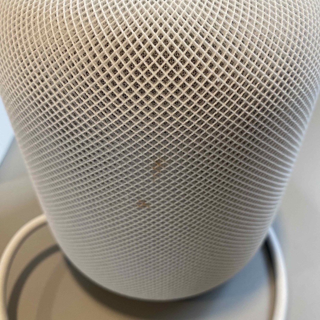 Apple(アップル)のHomePod 第1世代 MQHW2J/A [ホワイト] 箱付き スマホ/家電/カメラのオーディオ機器(スピーカー)の商品写真