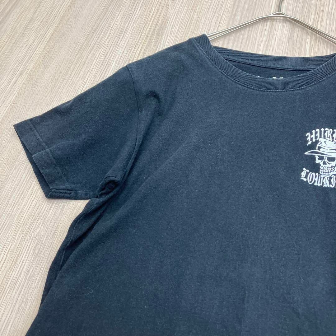 【USA製】トップス Tシャツ 黒 M ドクロ サーフィン 海 バックプリント