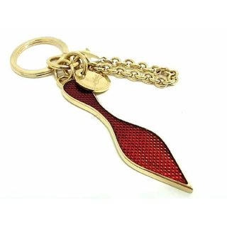 クリスチャンルブタン(Christian Louboutin)の ■極美品■ Christian Louboutin ルブタン レッドソール チャーム キーリング キーホルダー レディース レッド系×ゴールド系 AQ1368 (その他)