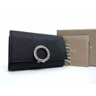 ブルガリ(BVLGARI)の■新品同様■ BVLGARI ブルガリブルガリ レザー 6連 キーケース 鍵入れ レディース メンズ ブラック系 AN9255 (その他)