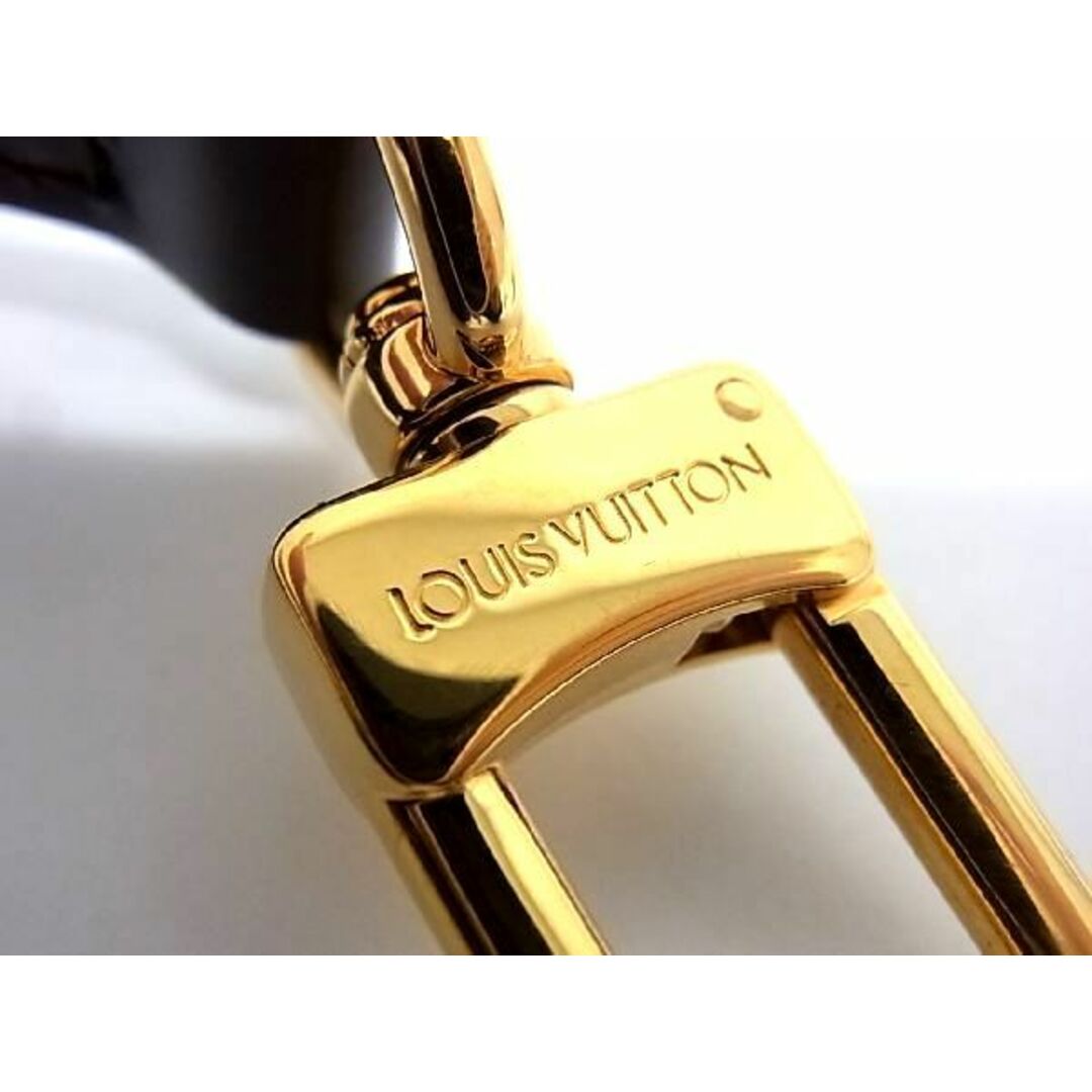 ■極美品■ LOUIS VUITTON ルイヴィトン ゴールド金具 バッグ用 ショルダーストラップ 斜め掛け レディース ダークブラウン系 AN9367 3