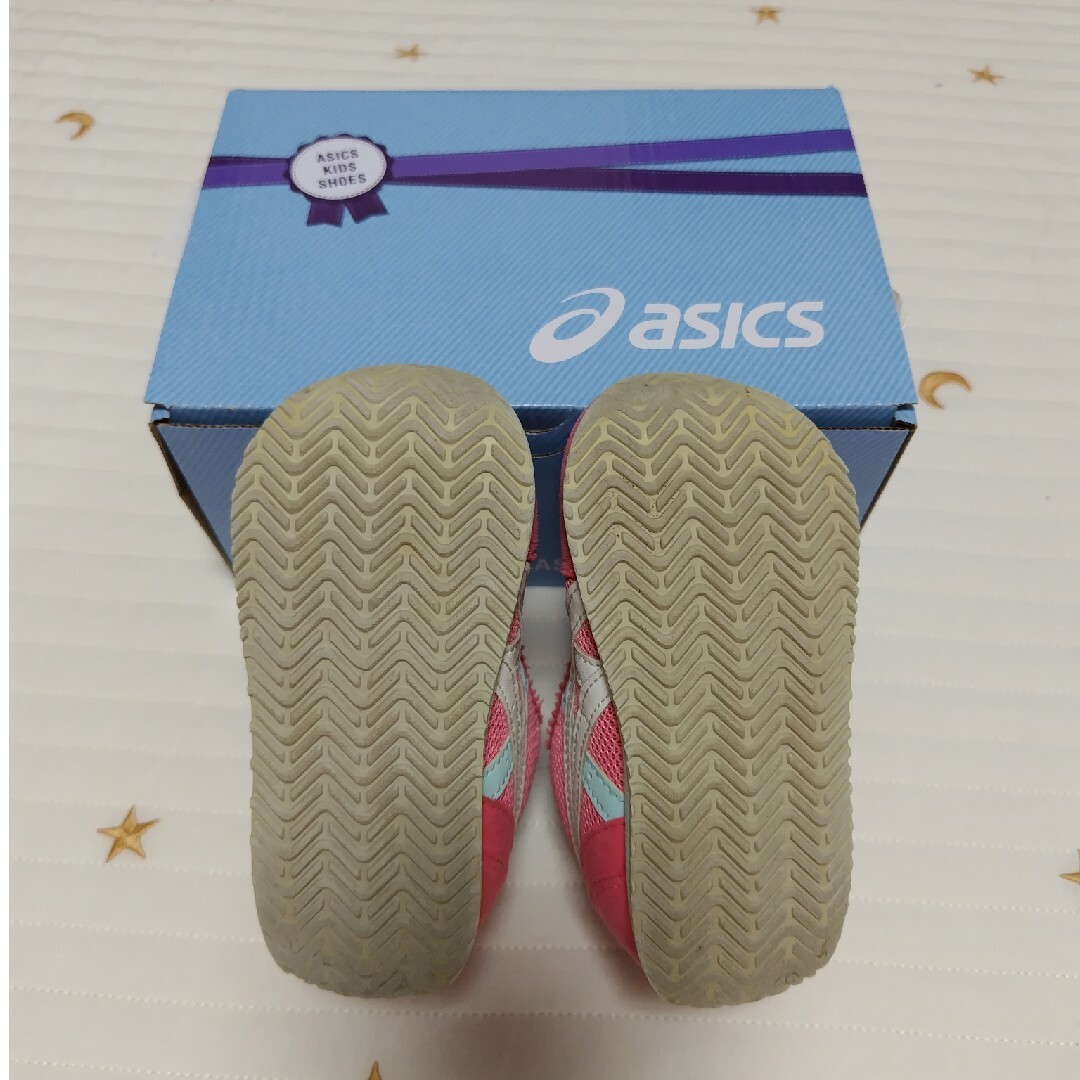 asics(アシックス)のアシックス スクスク 14cm キッズ/ベビー/マタニティのベビー靴/シューズ(~14cm)(スニーカー)の商品写真