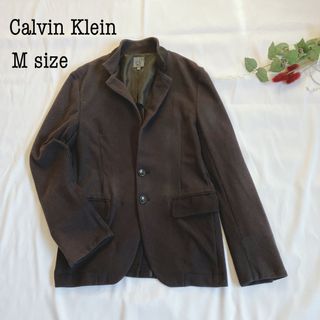 カルバンクライン(Calvin Klein)の美品 カルバン クライン ジャケット 羽織り 秋 冬  ブラック M(テーラードジャケット)