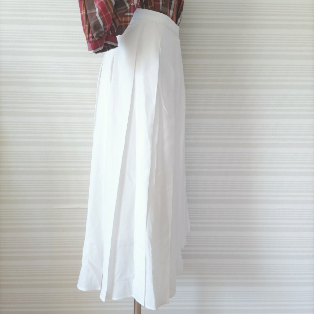 ROPE’(ロペ)の◆ロペ◆サイドプリーツロングスカート  ラップスカート ウール混 日本製 36 レディースのスカート(ロングスカート)の商品写真