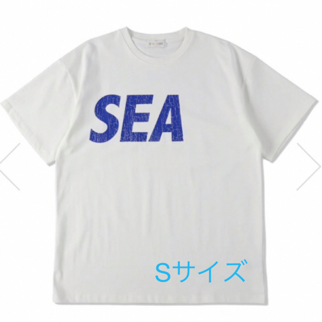 SEA (CRACK-P-DYE) S/S Tee / WHITE_BLUE