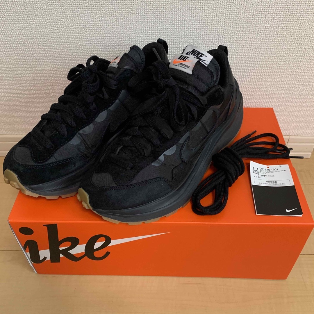 sacai × Nike VaporWaffle "Black Gum"