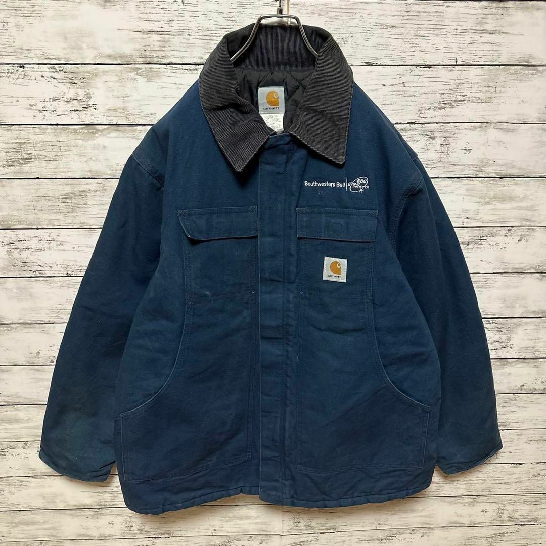 carhartt - 326【入手困難】カーハート☆企業コラボ 刺繍ロゴ襟