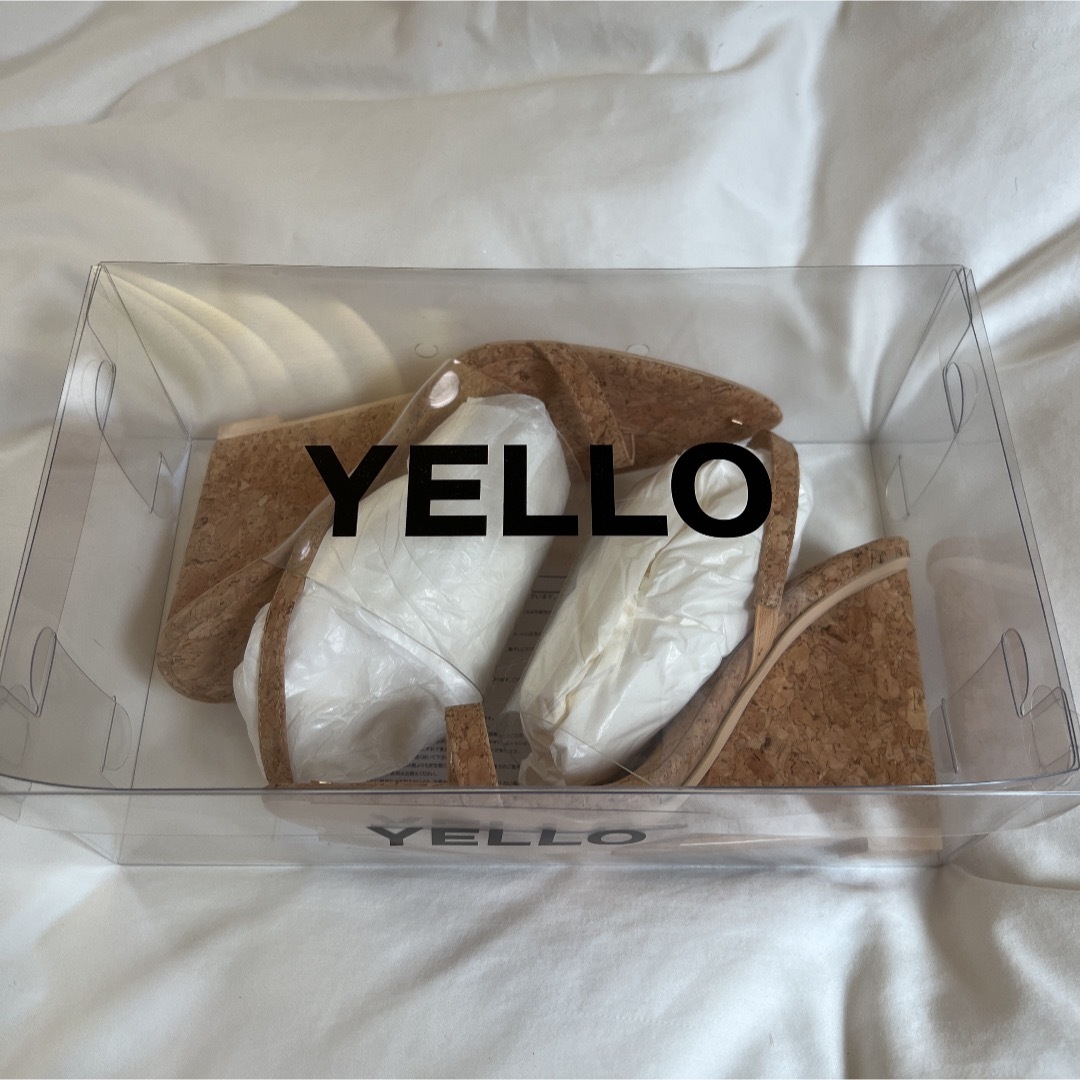 YELLO  SANDY TOES WEDGE SANDALS コルク【新品】 3