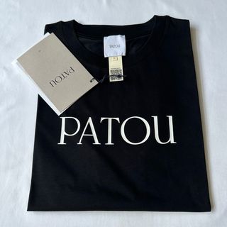 パトゥ(PATOU)の新品未着用 黒S PATOU オーガニックコットン パトゥロゴTシャツ(Tシャツ(半袖/袖なし))