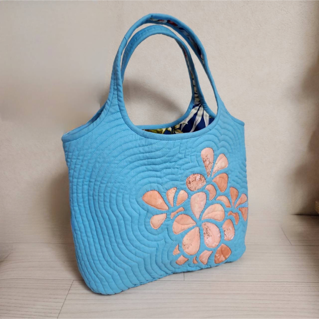 ハワイアンキルトトートバック〔L〕 - ファッション/小物 ハワイアンキルトトートバック〔L〕 - ファッション/小物