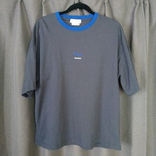 チャオパニックティピー(CIAOPANIC TYPY)のチャオパニックティピー　USAコットン手書き風ロゴリンガーTシャツ(Tシャツ(半袖/袖なし))