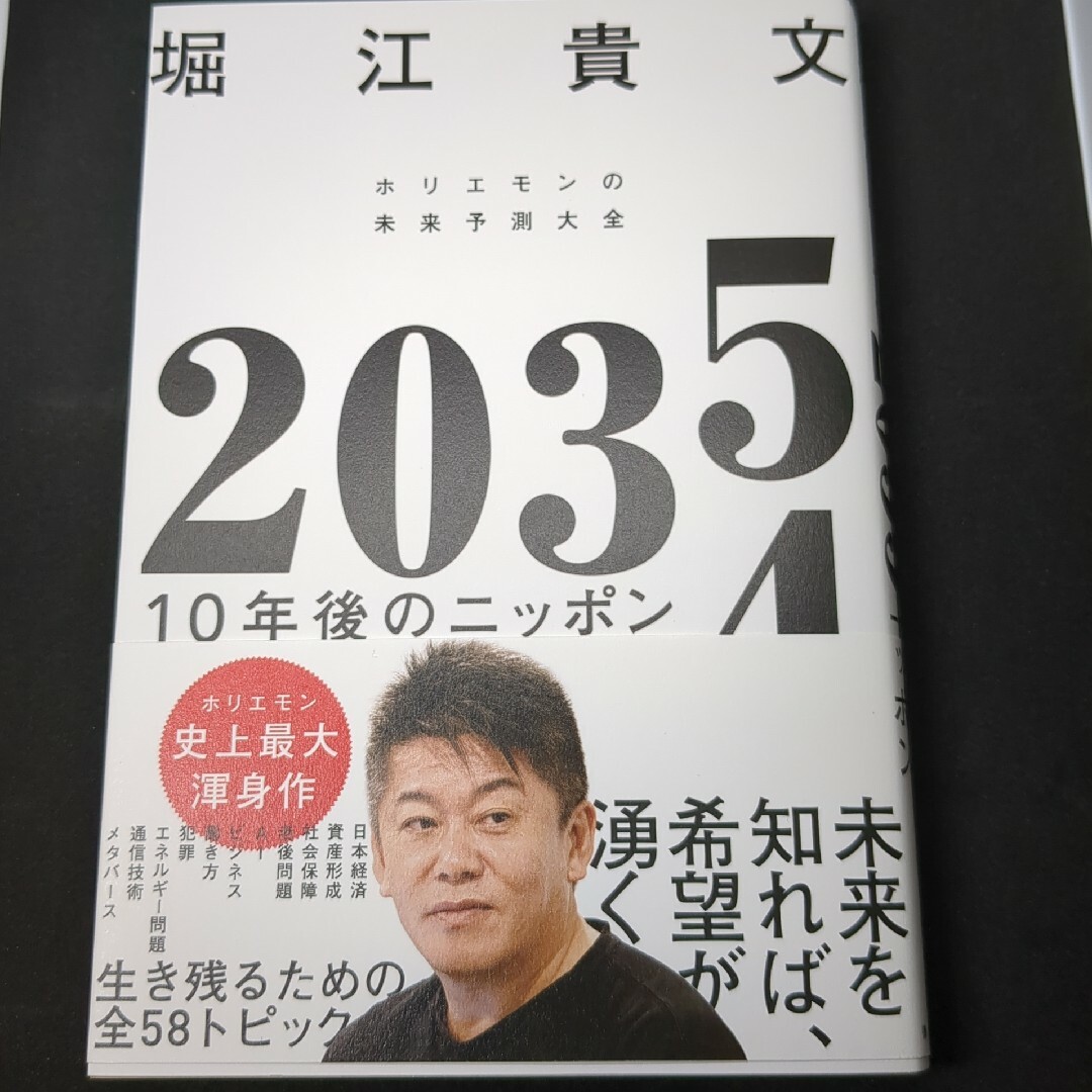 ２０３５　１０年後のニッポン　ホリエモンの未来予測大全 エンタメ/ホビーの本(ビジネス/経済)の商品写真