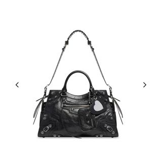 バレンシアガ(Balenciaga)の新品 BALENCIAGA バレンシアガ ハンドバッグ ハート ブラック(ハンドバッグ)