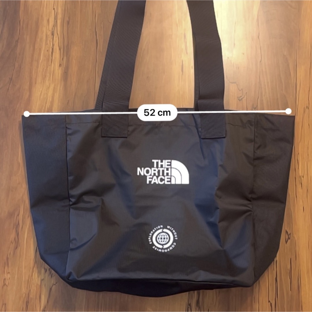 THE NORTH FACE(ザノースフェイス)の新品タグ付き ノースフェイス US限定 エコバッグ トートバッグ Sサイズ 黒 メンズのバッグ(エコバッグ)の商品写真