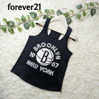 フォーエバートゥエンティーワン(FOREVER 21)のforever21 NETSロゴタンクトップ(タンクトップ)