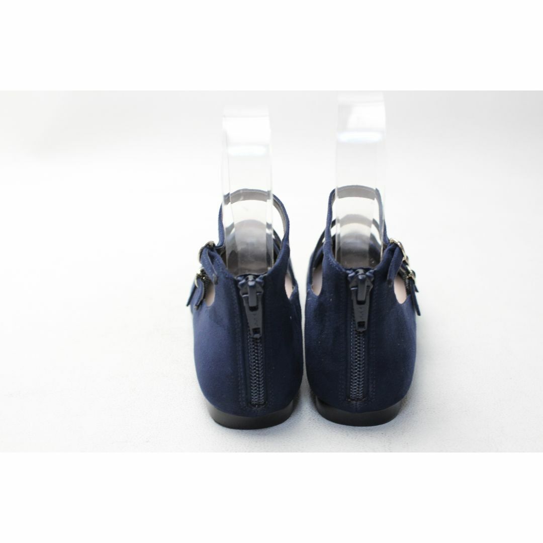 Marie femme(マリーファム)の新品♪マリーファム ベルトフラットパンプス(22.5ｃｍ)NV/340 レディースの靴/シューズ(ハイヒール/パンプス)の商品写真