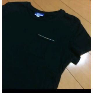 バーバリーブルーレーベル(BURBERRY BLUE LABEL)のバーバリーブラックコットンポケカットソー(Tシャツ(半袖/袖なし))