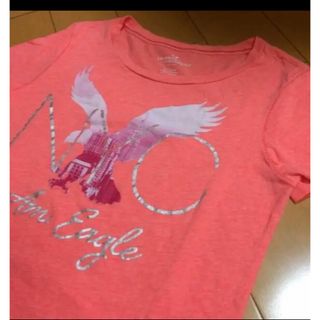 アメリカンイーグル(American Eagle)のアメリカンイーグルサーモンピンクT(Tシャツ(半袖/袖なし))