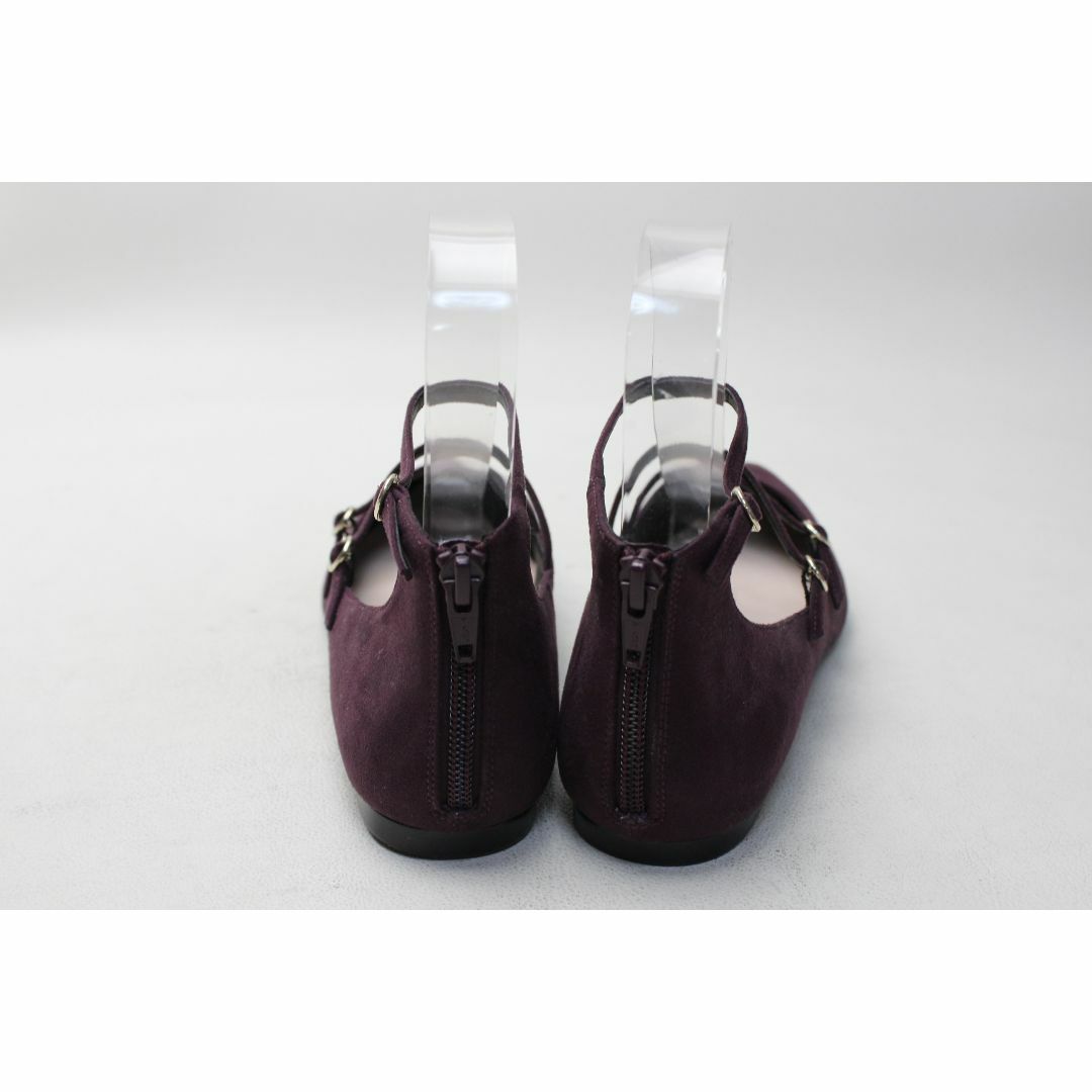 Marie femme(マリーファム)の新品♪マリーファム ベルトフラットパンプス(24.5ｃｍ)WN/376 レディースの靴/シューズ(ハイヒール/パンプス)の商品写真