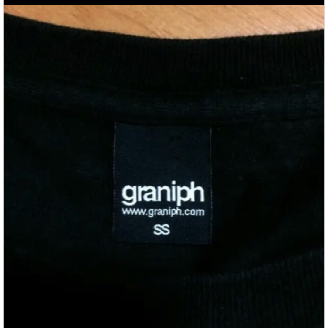 Design Tshirts Store graniph(グラニフ)のグラニフorganixブラックコットン T メンズのトップス(Tシャツ/カットソー(半袖/袖なし))の商品写真