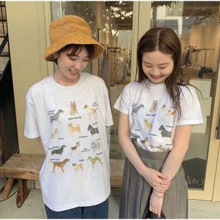 フィグロンドン(fig London)のfig london dog Tシャツ(Tシャツ(半袖/袖なし))