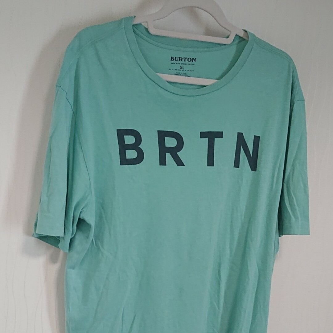 BURTON(バートン)のバートン XL 緑 オーガニック コットン Tシャツ メンズのトップス(Tシャツ/カットソー(半袖/袖なし))の商品写真