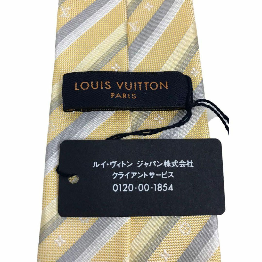 LOUIS VUITTON(ルイヴィトン)の箱タグ付き未使用品　LOUIS VUITTON ルイヴィトン　ネクタイ　ベージュ メンズのファッション小物(ネクタイ)の商品写真