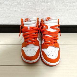 NIKE DUNK HIGH Orange Blaze 26cm