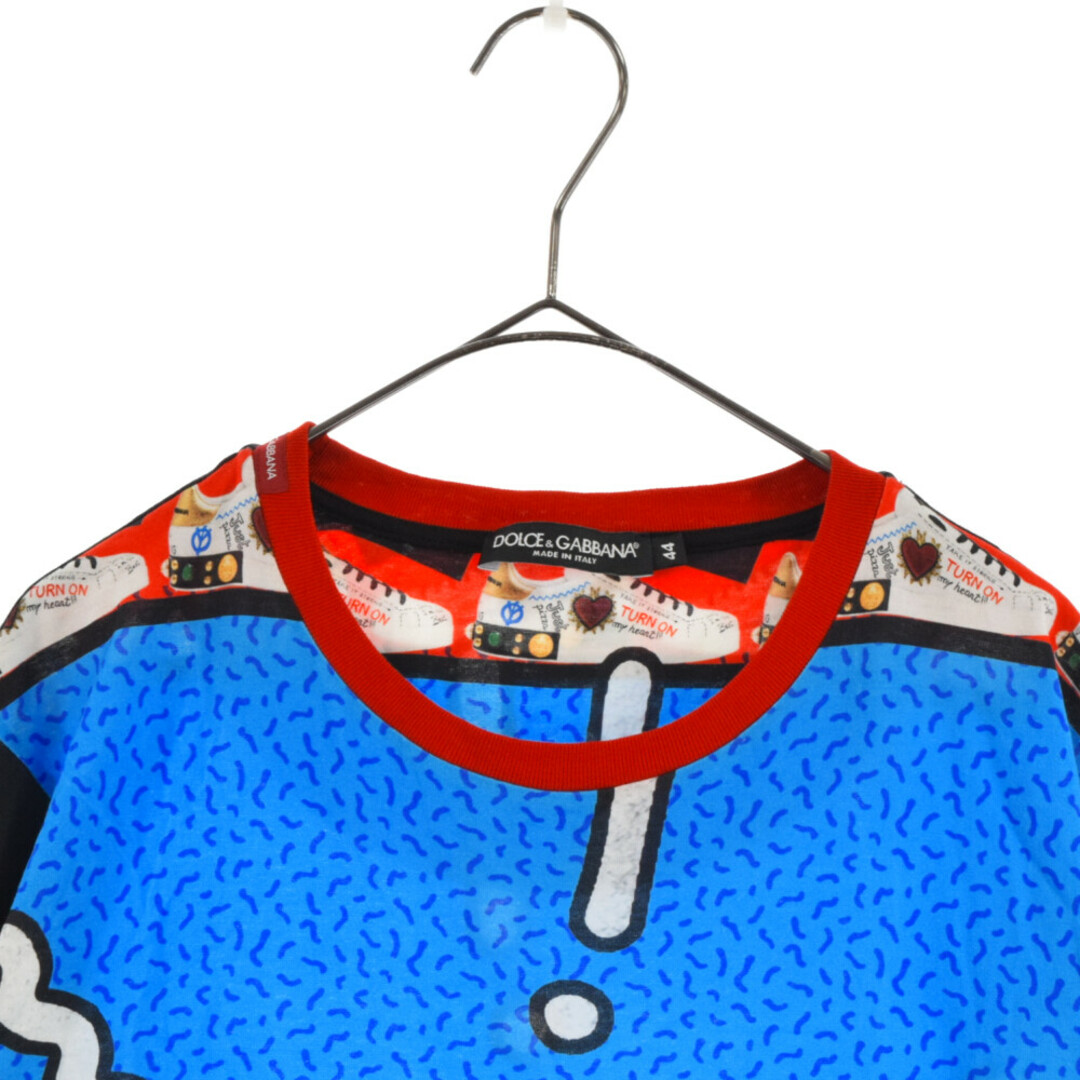 DOLCE & GABBANA ドルチェアンドガッバーナ 総柄デザイン 半袖Tシャツ カットソー マルチ G8HV4T