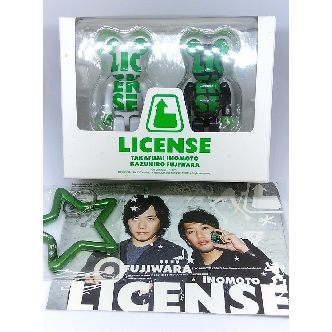 BE@RBRICK(ベアブリック)のLICENCE ライセンス 限定ベアブリック 特典付き エンタメ/ホビーのタレントグッズ(お笑い芸人)の商品写真