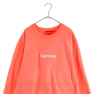 SUPREME シュプリーム 18AW Box Logo Crewneck ボックスロゴクルーネックスウェットトレーナー ベージュ