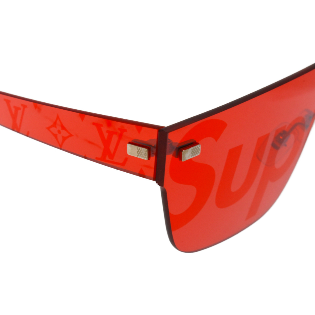 Louis Vuitton x Supreme Red Z0985U City Mask Shield Sunglasses