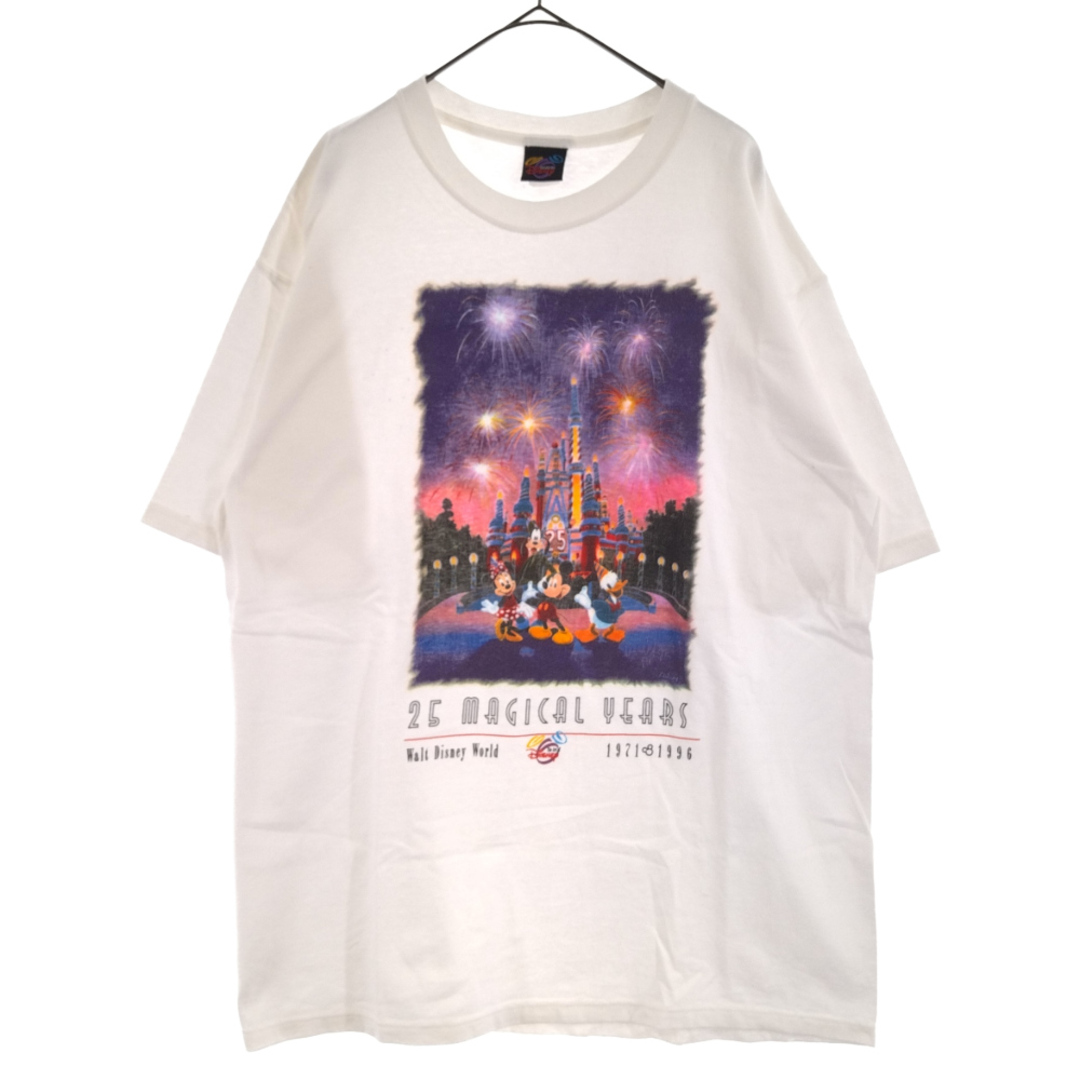 VINTAGE ヴィンテージ 00s VINTAGE DISNEY ヴィンテージ ディズニー 25周年 半袖Tシャツ カットソー ホワイト565センチ袖丈