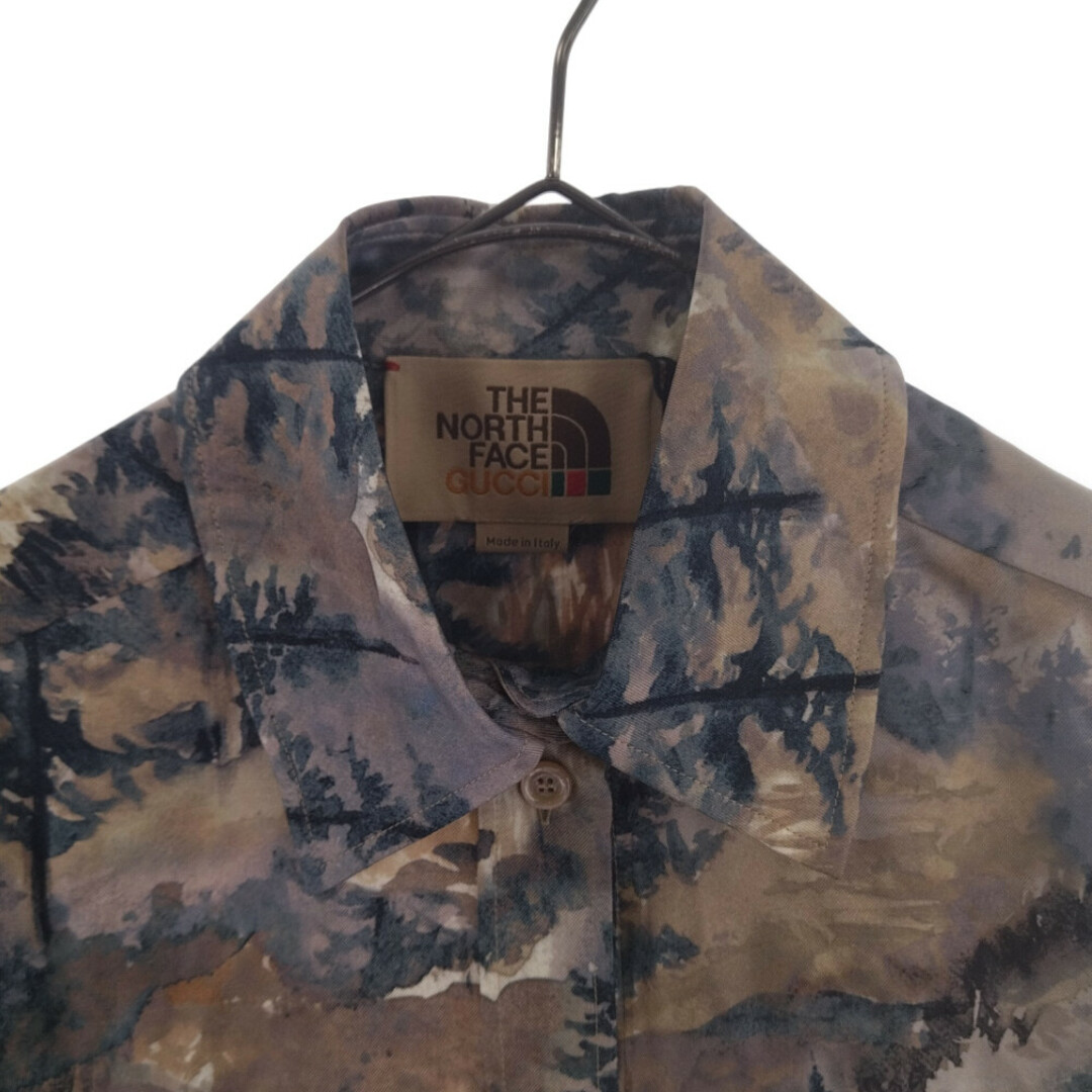 Gucci - GUCCI グッチ 21AW×The North Face Silk Shirts 671148×ザ