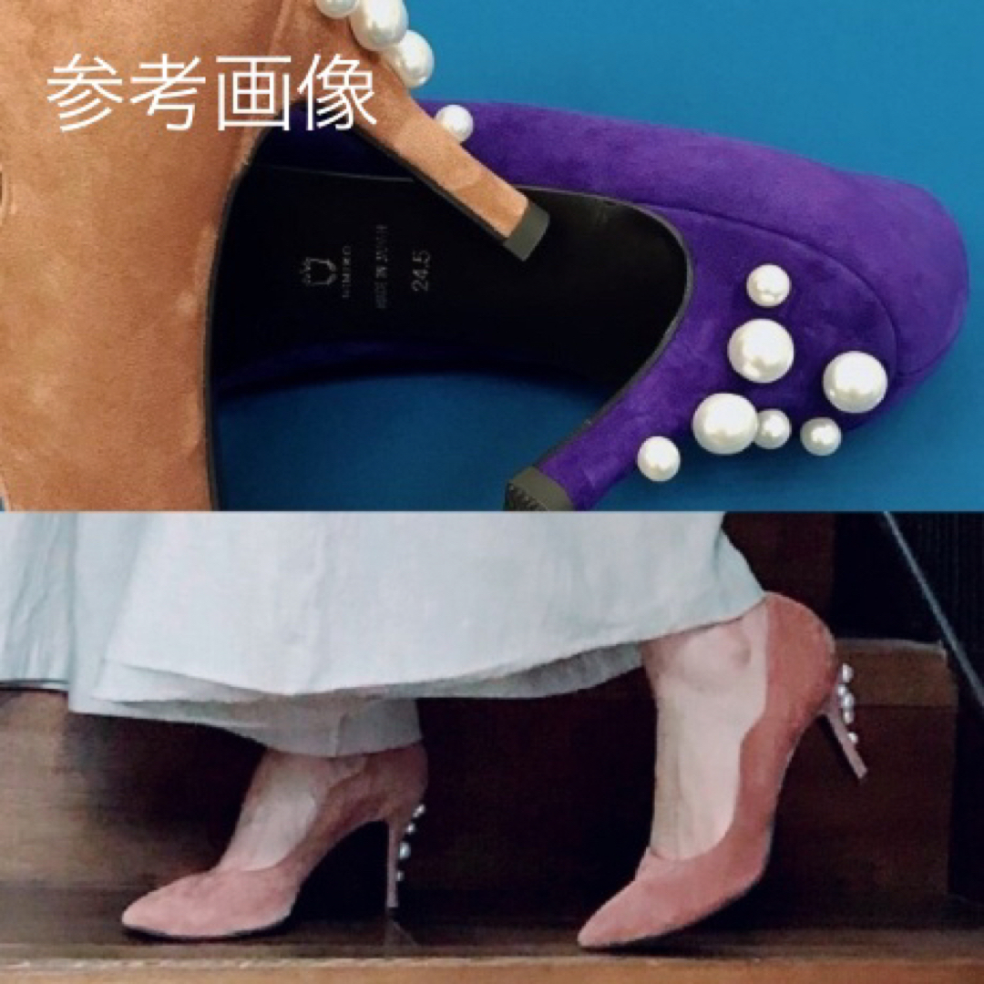 卑弥呼(ヒミコ)の新品♪HIMIKO オンルージュ パール付きパンプス(23ｃｍ)/180  レディースの靴/シューズ(ハイヒール/パンプス)の商品写真