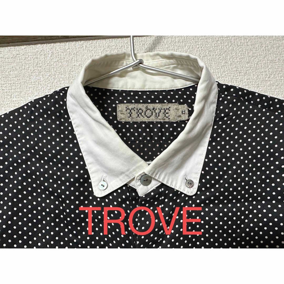 TROVE(トローヴ)のTROVE トローブ 長袖シャツ ドット柄 メンズのトップス(シャツ)の商品写真