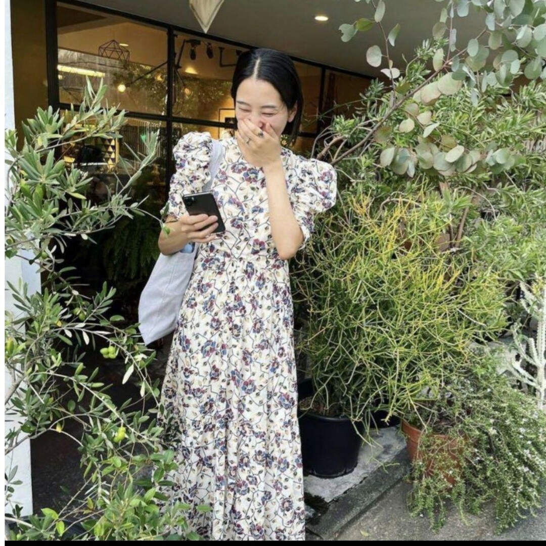 希少】イザベルマラン 花柄マキシ丈ワンピース rangosgrill.com.br